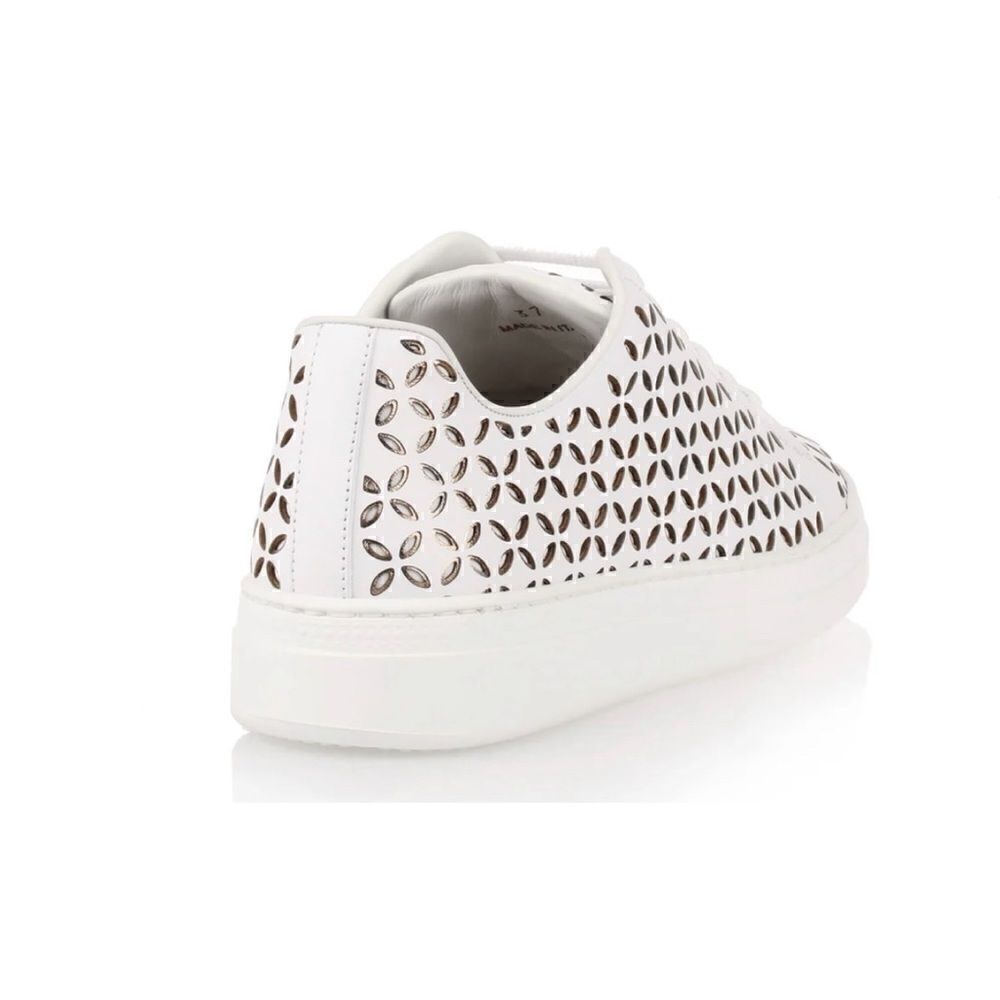 ALAÏA
White laser-cut leather sneaker size 35 / excellent - Picture 2 of 13